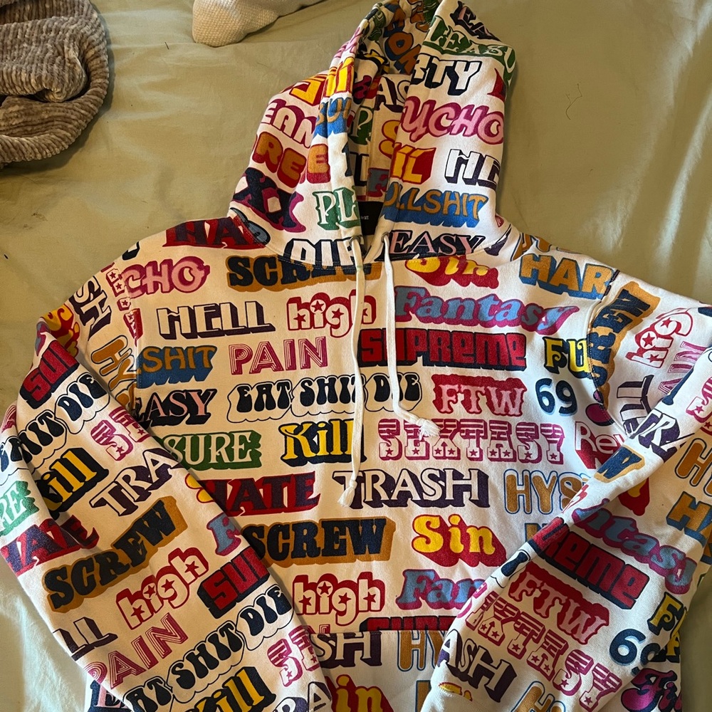 Supreme Mens Hoodie Size L